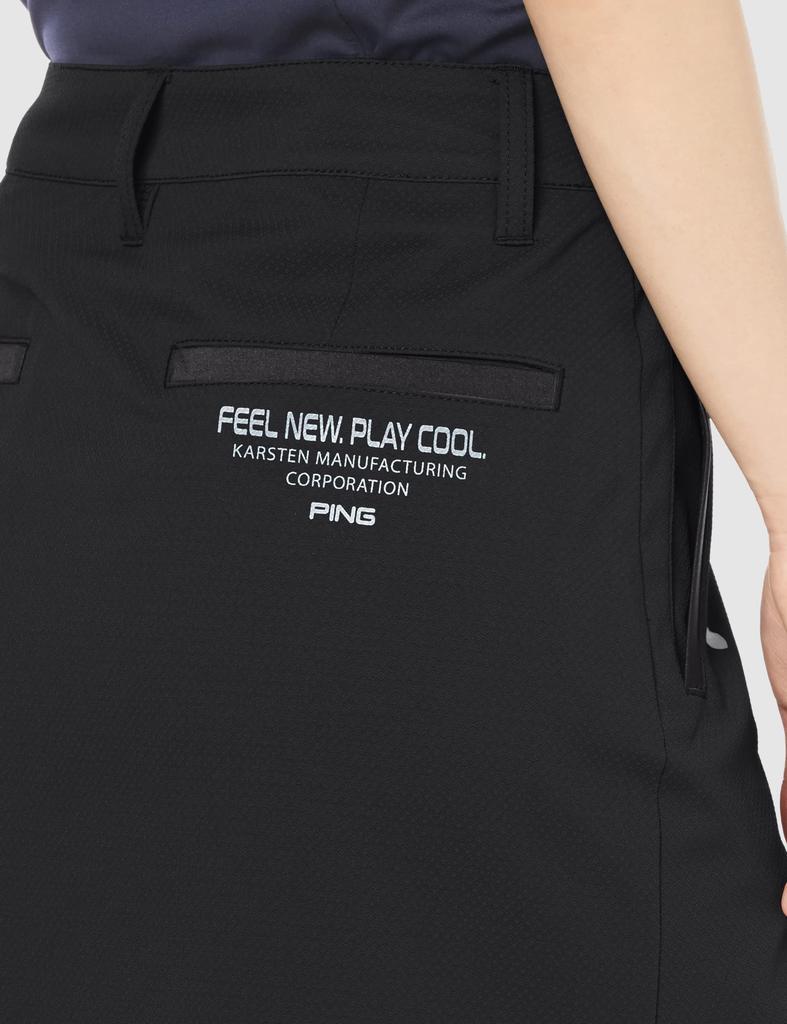 Jupe et Golf M [Pin Apparel] Femme (Stretch omnidirectionnel/évacuation de l'humidité à séchage rapide) / / 622-3134100 010_Noir