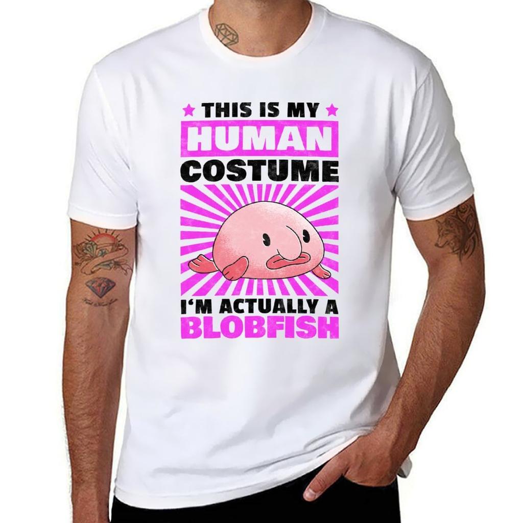 This is my blobfish costume ugly fish humor TShirt t shirts for man slim fit cotton t shirt man TShirt