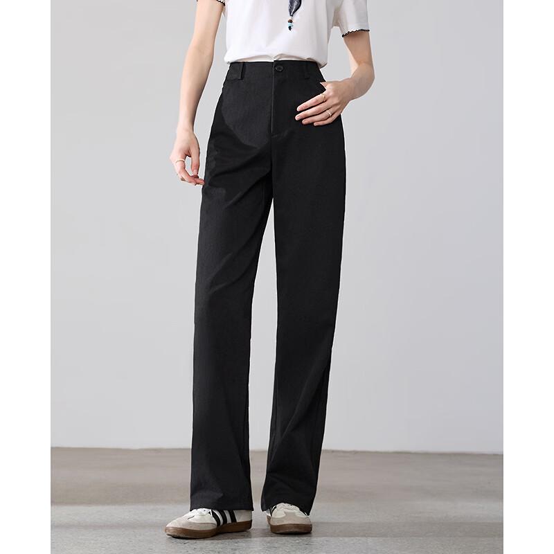 BETU Women's 2026 Spring High-Waist Straight-Leg Suit Pants