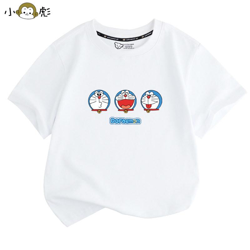 Doraemon Little Tinker Bell Catman Cartoon TShirt for Boys and Girls Men and Women Suitable for Childrens Clothing