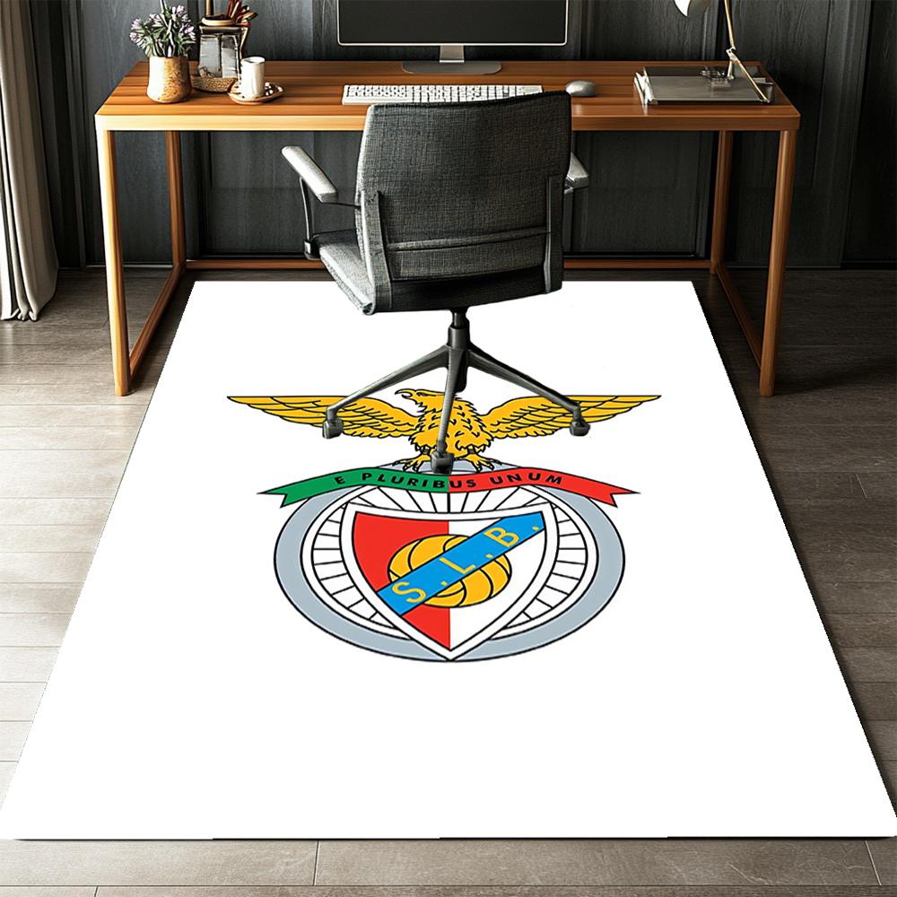 S.L. Benfica Bedruckter Teppich, Teppich, für Bürostuhl Wohnzimmer Schlafzimmer Küchenraum Dekor Geschenke.