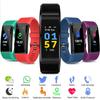 New 115plus Color Screen Smart Bracelet Waterproof Sports Bluetooth Heart Rate Blood Pressure Gift