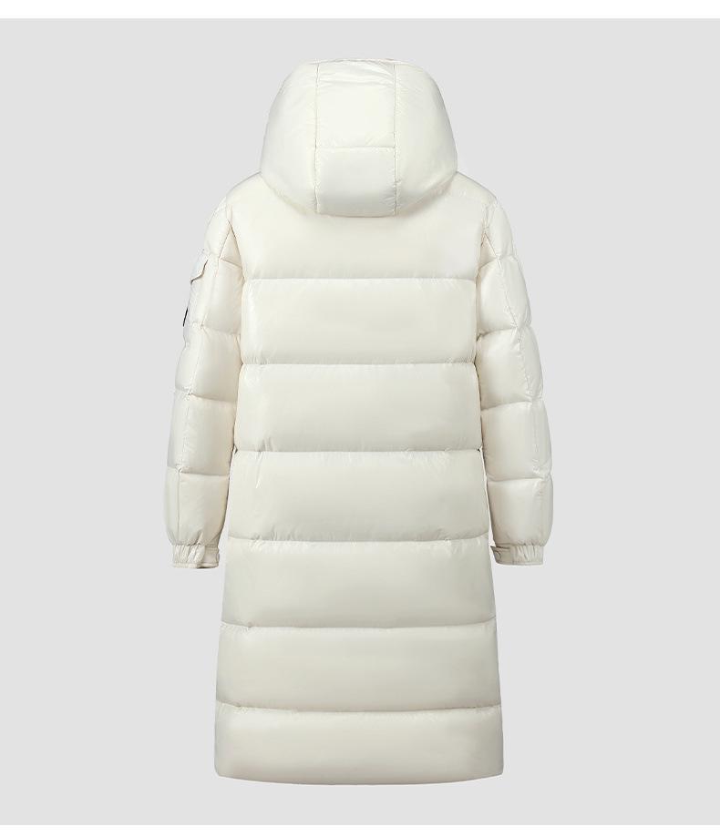 M Damen Übergröße Warme Kapuzen-Daunenjacke - Trendige & Vielseitige Mode-Oberbekleidung