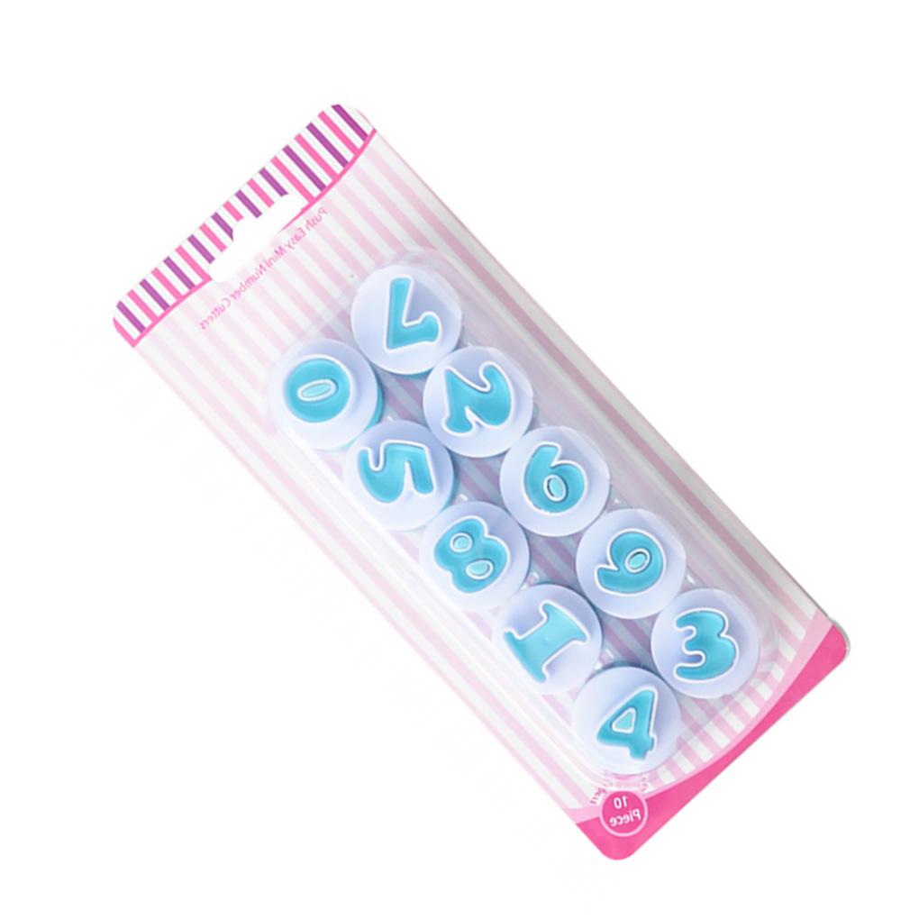 Letter Number Fondant Cutter Biscuit Mould Cake Cookie Decorating Baking Mold
