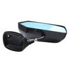 Car Universal Tuning Mirror F1 Aluminum Base Carbon Fiber Rearview Blue Mirror Tuning Mirror Parts Accessories-A87Q