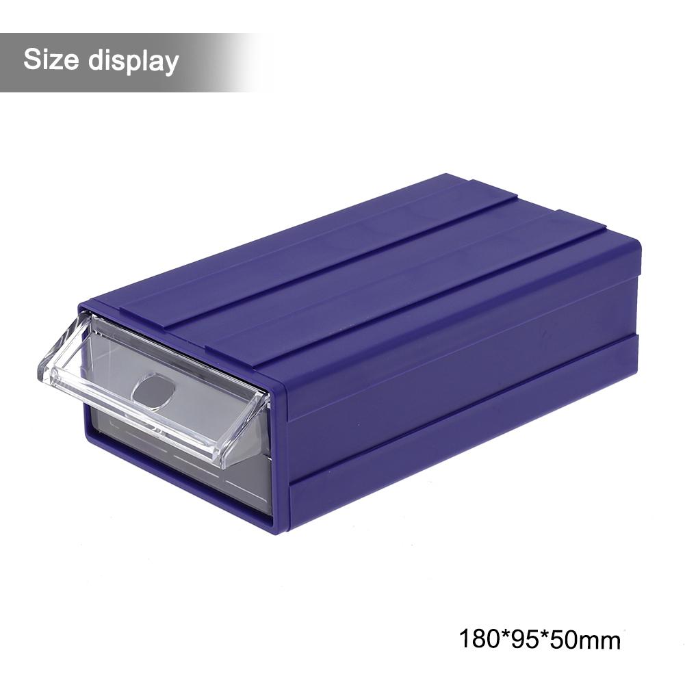 Organizers Storage Box Hardware Parts PE Plastic Stackable Storage Boxes Tool Box 180*95*50mm Component Screws