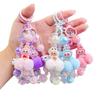 Cartoon Hairball Mobile Phone Chain Beaded Keychain Bag Doll Pendant Accessories