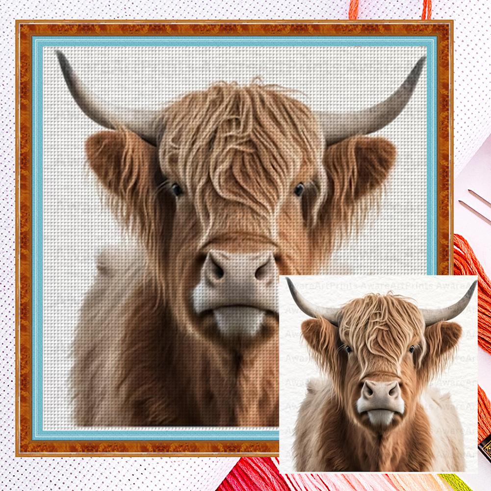 

Набор для вышивания крестом Животные Сделай сам 14CT Нитки Искусство Рукоделие Белая Ткань Домашний Декор