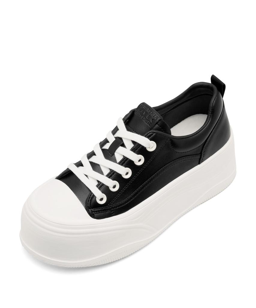 Spur Clod Pureness Cow Leather Sneakers 5.5Cm -Ws7032 (2Color)