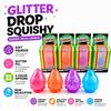 Needoh Dreamy Drop-Shaped Toy, Slow Rebound, Transparent Soft Silicone Sensory Decompression Toy To Relieve Stress