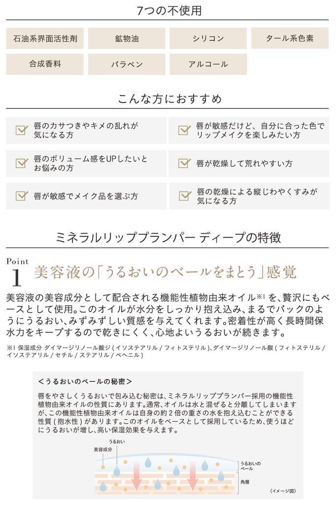 ETVOS Mineral Lip Plumper Deep Highly Pigmented Marron 6.7g Soap-free #Baked