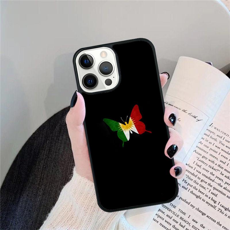 Kurdistan Flag Phone Case For iPhone 17 Air 16 15 13 12 11 14 Pro Max MAX 14 Plus Cover coque