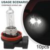 H11 Halogen Light Vehicle Car Parts Super White Ultra White Practical Quartz Brand New Bulb High Quality White