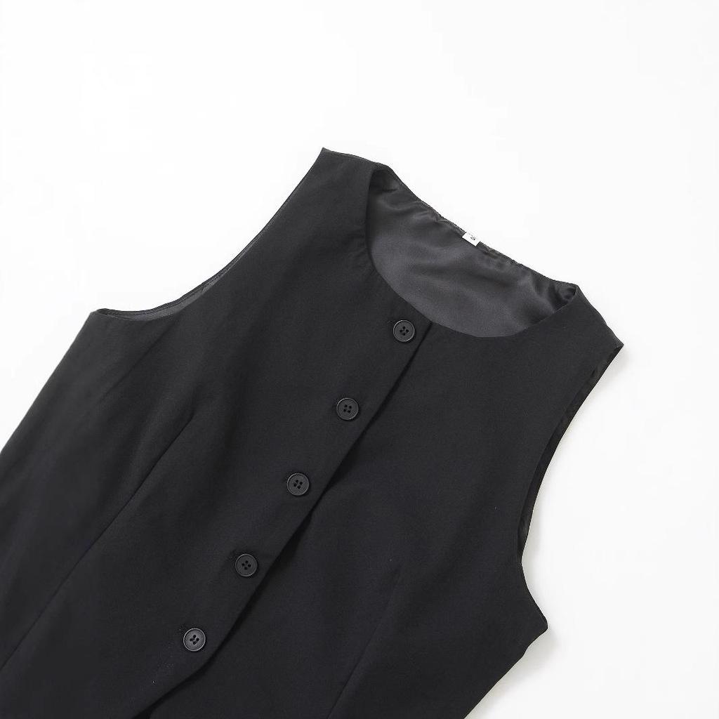 2025 Spring Women's European & American Style Casual Slim Fit Vest