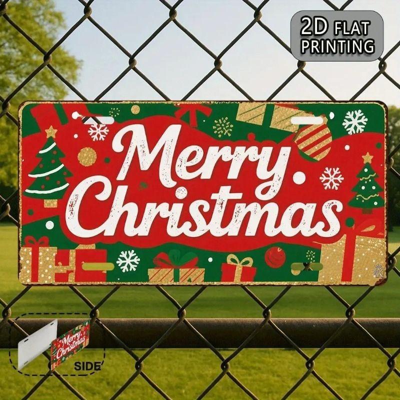 Souvenir Metal License Plate, Custom Auto Sign 15x30cm