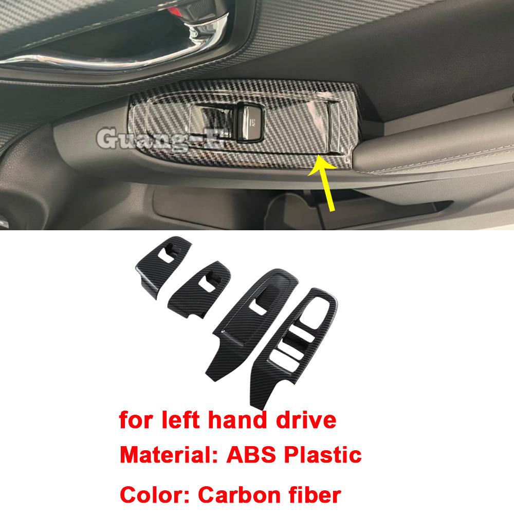 For Subaru Crosstrek XV  2024 2025 Car ABS Shift Knob Armrest Box Cover Light Switch Vent Outlet Frame Trim Body Accessories