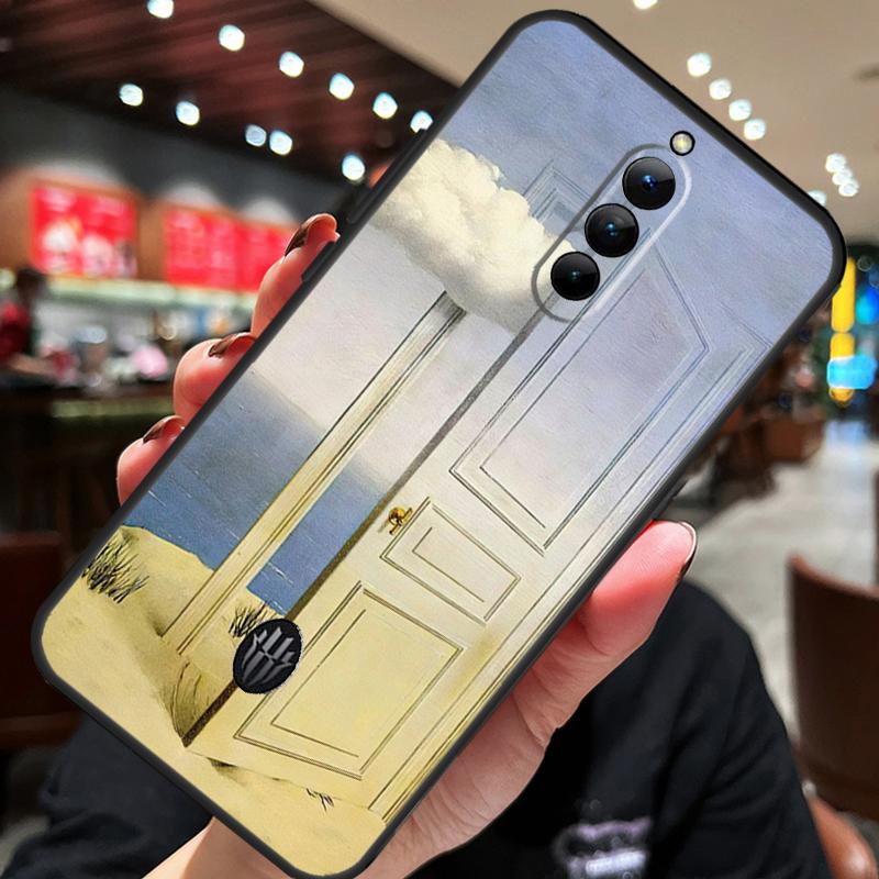 Rene Magritte Art Case For ZTE Nubia Red Magic 10 Air 7 6S 7S Pro Red Magic 11 10 9 8 8S 9S 10S Pro Plus Cover