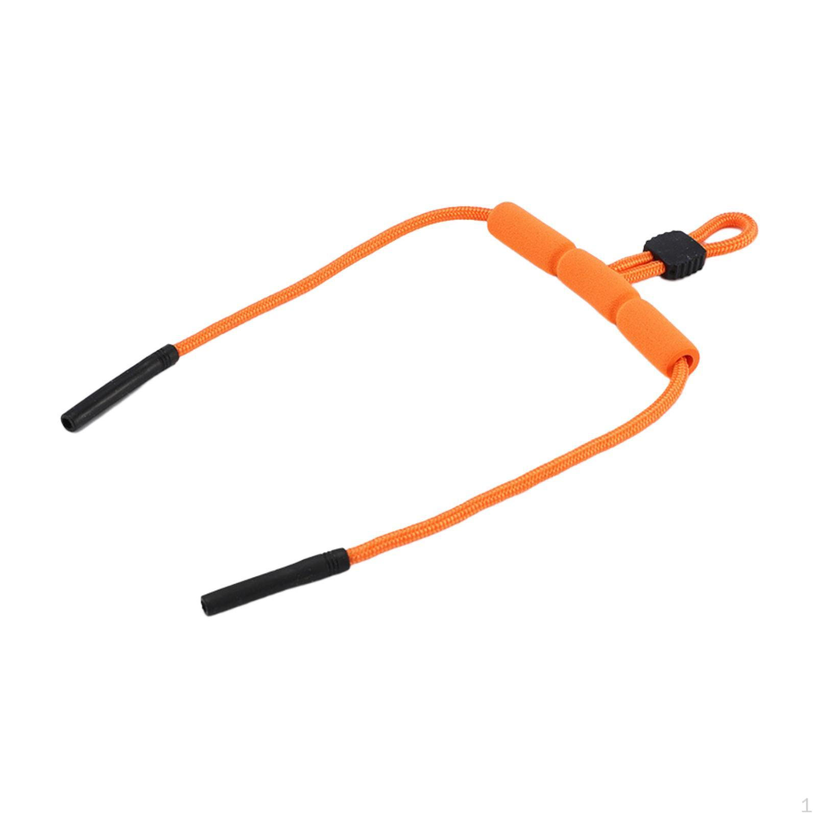 

Плавающий ремешок для очков Фиксатор для очков Шнур для солнцезащитных очков Веревка для очков для рыбалки оранжевый