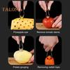2Pcs Pineapple Eye Remover Stainless Steel Cutter Strawberry Stem Remover Ergonomic Design Rust-Resistant Tool for Kitchen Cafe Bakery