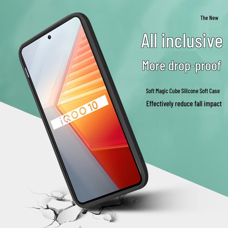 KEKLLE Liquid Silicone Full-Wrap Phone Case