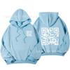 Unisex Oversized Fleece-Lined Hoodie With Bold Graphic Print Loose Fit Long Sleeve Sweatshirt Teens Adults