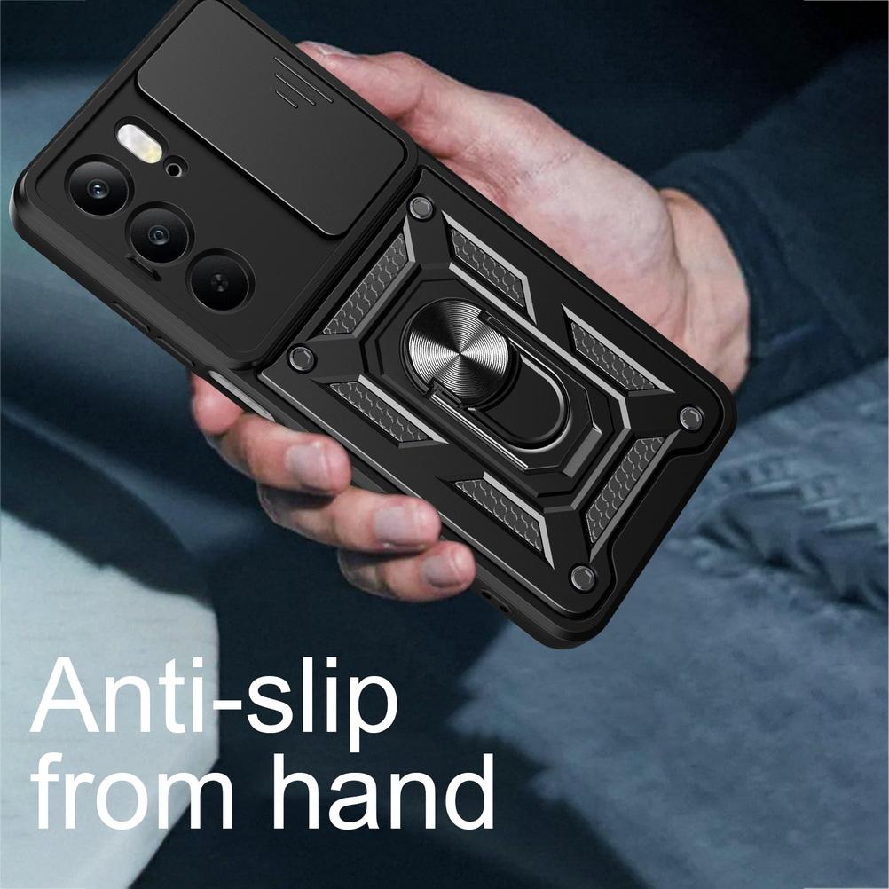Custodia Protettiva per Fotocamera per Realme C75 C61 C63 C65 C67 C51 C53 C55 C35 C21y Realme 14X GT 7 Pro 3 Neo 5 V60 Pro Cover ad Anello Armatura