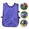 12pcs Purple Adult Training Vest Nylon Team Practice Pinnies Free Size for Football Basketball Fitness