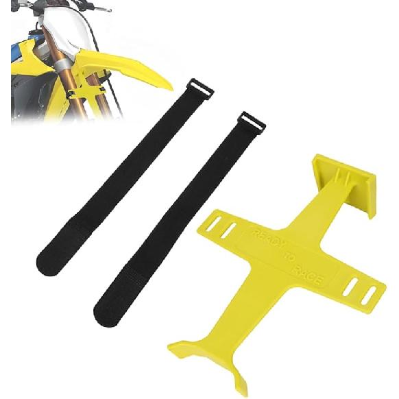 Universal Motorcycle Fork Saver,11.2 Inches Fork Support Brace Suspension Guard Protector with 2 Straps for Dirt Pit Bike Motocross Enduro Supermoto жёлтый