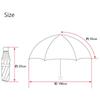 Lightweight Folding Umbrella for Men and with a Durable Teflon 55cm Plain Suitable for Commuting and Women, Coating. Wide, Design. School. (Product