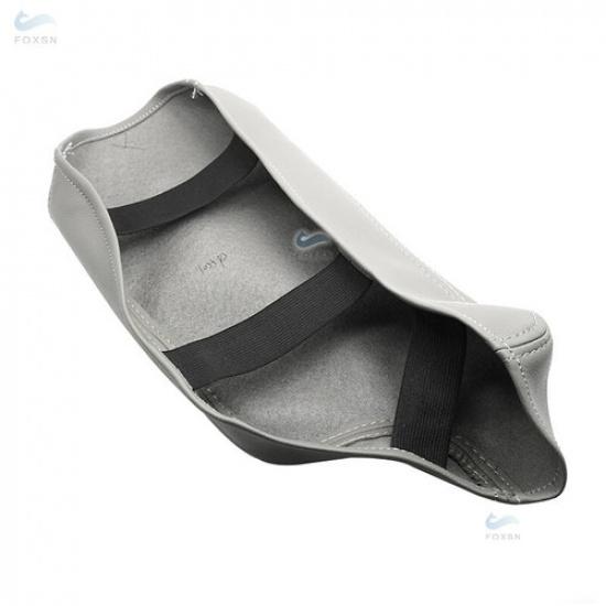 1Pcs Center Armrest Console Box Leather Cover For BMW 3 Series 05-12 E90 Gray
