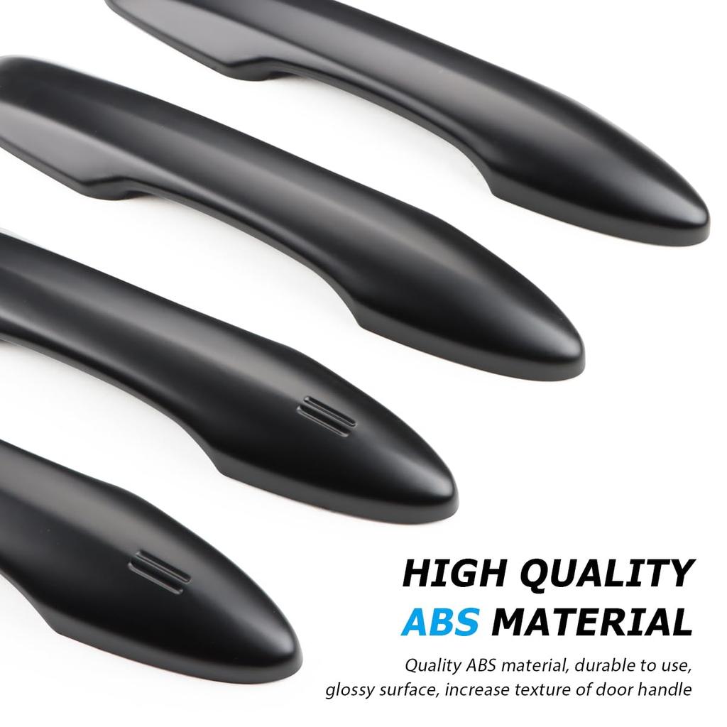 Marchfa Türgriffabdeckungen für Toyota Prius 50 Yaris und Harrier Serie 80 Klebeband Vollabdeckung mit Smart-Loch-Serie, Cross, Yaris, (Nicht erforderlich) - Typ,