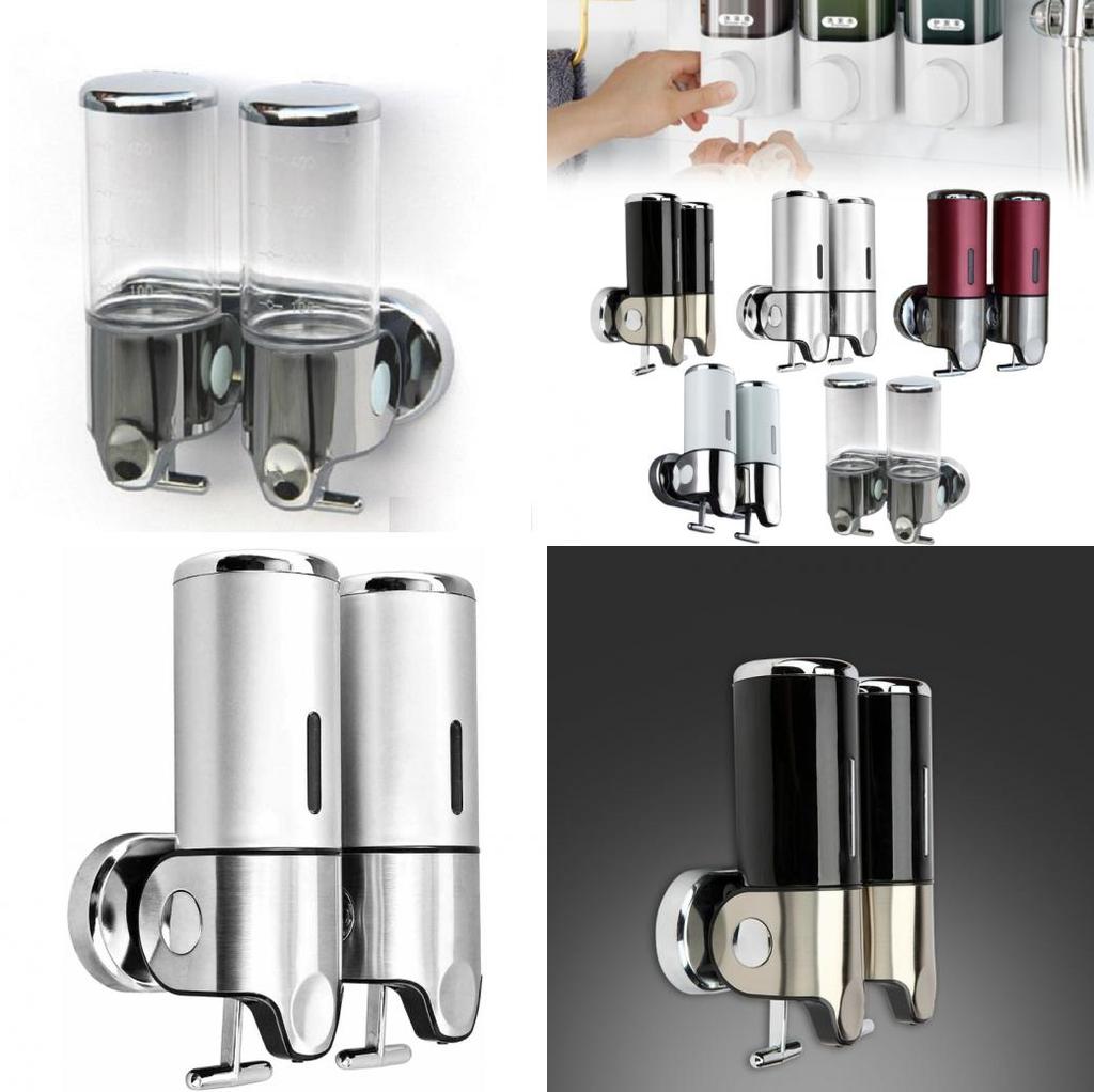 Sleek Abs Single And Double Tub Soap Dispenser With Manual Push For Commercial Bathrooms