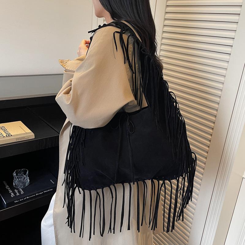Dumpling Bag, Large-capacity Single-shoulder Armpit Bag, Retro Tote Bag, Casual and Simple Single-shoulder Bag