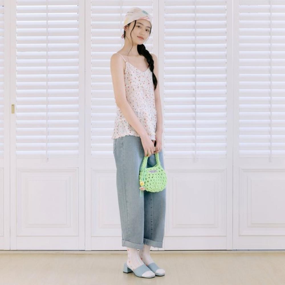 Thursday Island Knitting Bag Fluorescent Green T264mbp236w