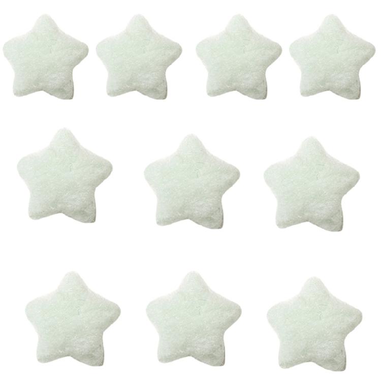 10 Pcs Plush Star Appliques Decorative Patches Sew on Patches Star Patches for Bag Shoe Hairpin Decorations