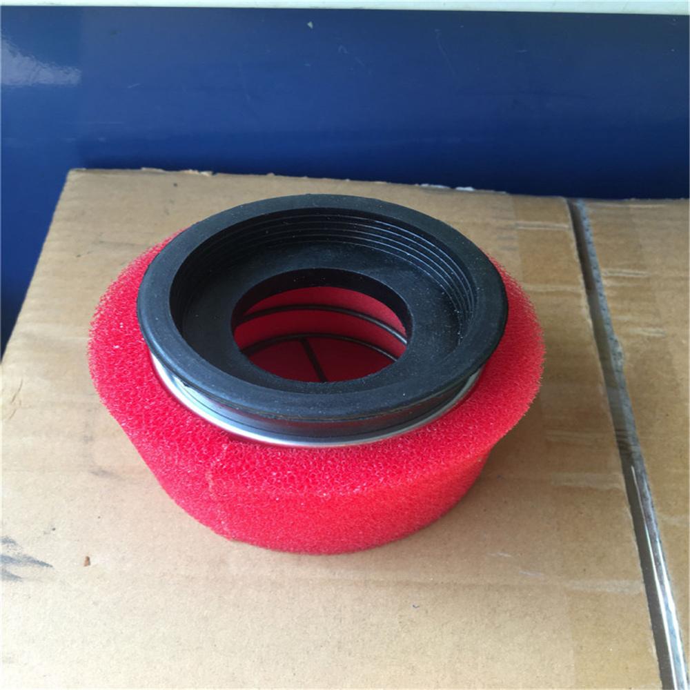 58mm Motorrad Luftfilter Rot Schwamm For Roller ATV Quad Pocket Bike Go-Kart 1X