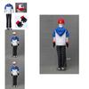 Hochwertiges Pokemon-Trainer-Kostüm Für Kinder und Erwachsene Enthält Jacke Handschuhe Und Hut