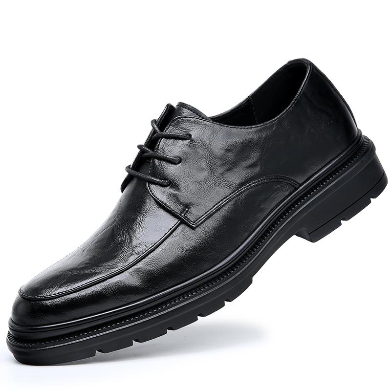 

Мужские новые роскошные брендовые кожаные модные тенденции жениха свадебные туфли мужские уличные деловые свидания вечеринка офисные удобные оксфордские туфли 45 чёрный