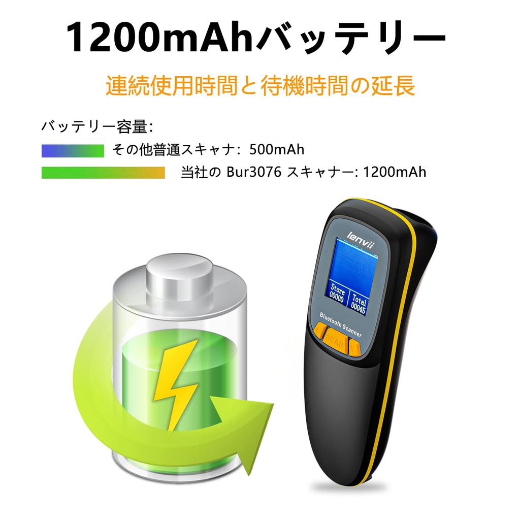 LENVII R777 Barcode Barcode USB Bluetooth Wireless QR Code Suitable for and More Scanner, 1D/2D Reader, Wired/Wireless, 2.4G Reader, Libraries,