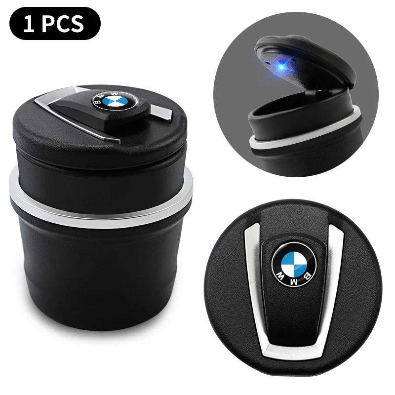 CCN1 X4 X5 X6 For BMW Fashion Car Ashtray LED Portable One Touch Open Automatic Indicator For BMW X1 X2 X3 X5 X4 X6 X7 G30 G20 G32 G1