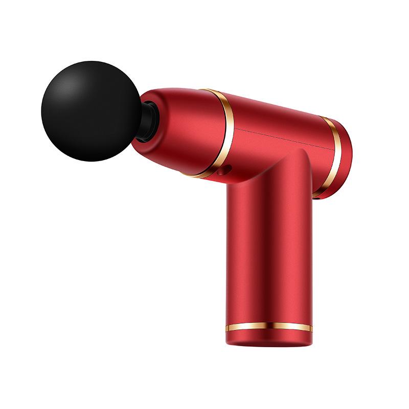 Portable Mini Fascia Gun: Electric Muscle Massager & Relaxation Device красный