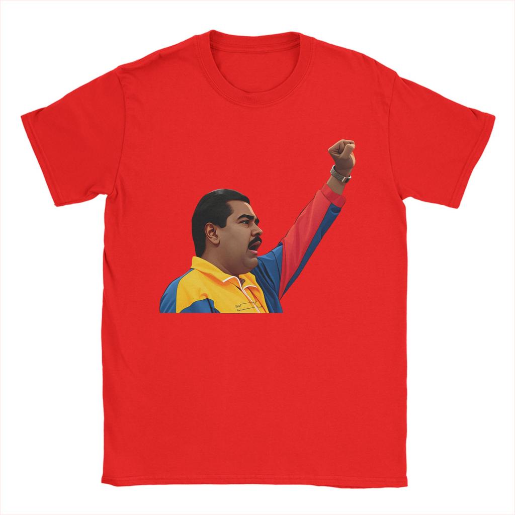 Mens Tshirt Venezuela Captures Scene Maduro 2026 Summer Luxury Fashion Retro Cotton Tshirt Round Neck Printed Street Wear Y2K