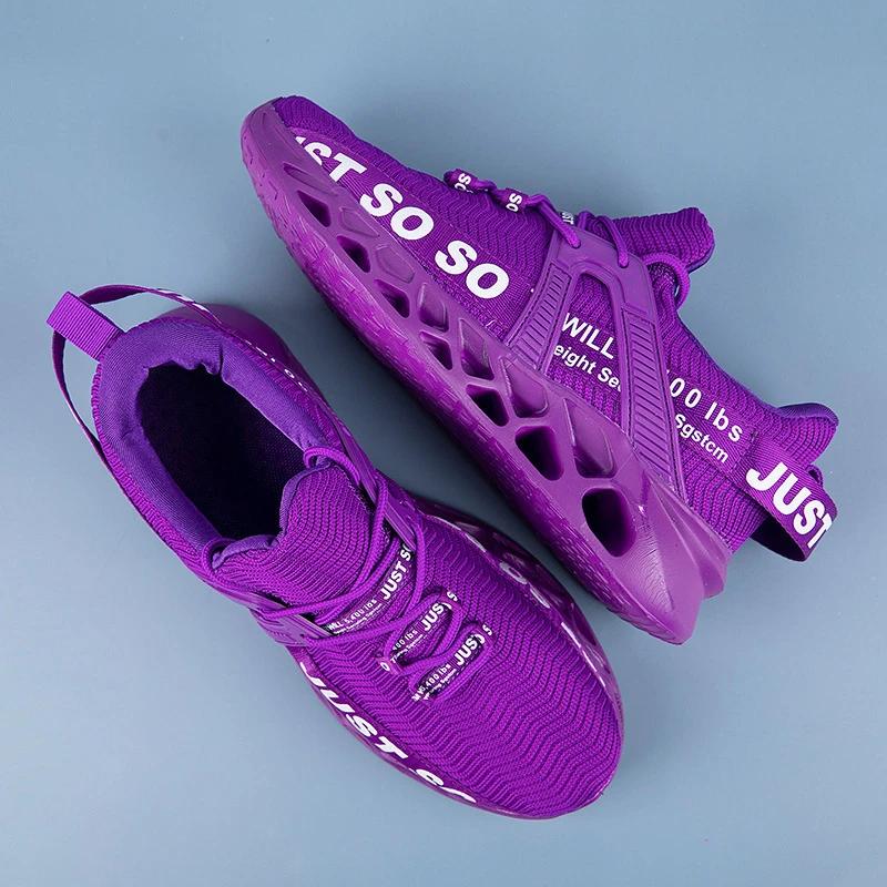 Fashionable Breathable Sports Casual Shoes Anti-Slip Shock-Absorbing Running Shoes Couple Mesh Shoes Women's  Spring Autumn