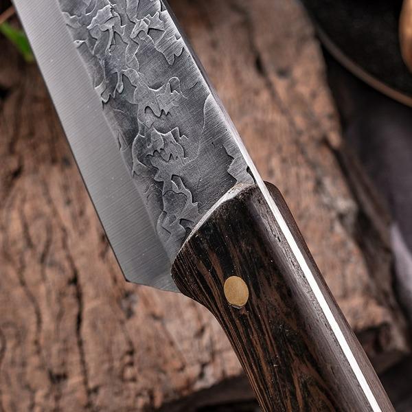 Forged Boning Knife Butcher Knife Kitchen Stainless Steel Meat Chopping Knife Serbian Chef Slicing Cutter Knife Cooking Tools