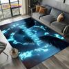 3D SPN Supernatural Sign Dean Sam Carpet Rug for Living Room Bedroom Home Sofa Decoration,Kids Play Area Rug Non-slip Floor Mat