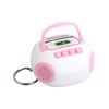Retro Vintage Radio Keychain Toy: Mini Recorder & Speaker for Kids