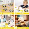 Building Blocks Toys Metal Engineering Vehicles Model Kit Block Toys 4 Models Construction Vehicles Building Sets for Kids