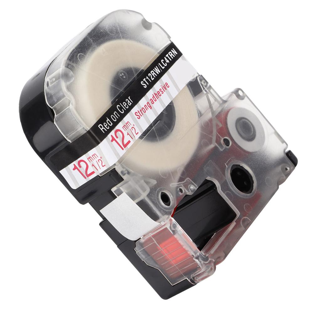 Labeling Tape Corrosion Wear Resistance 12mm Anti Corrosion Label Making for KING JIM Printer