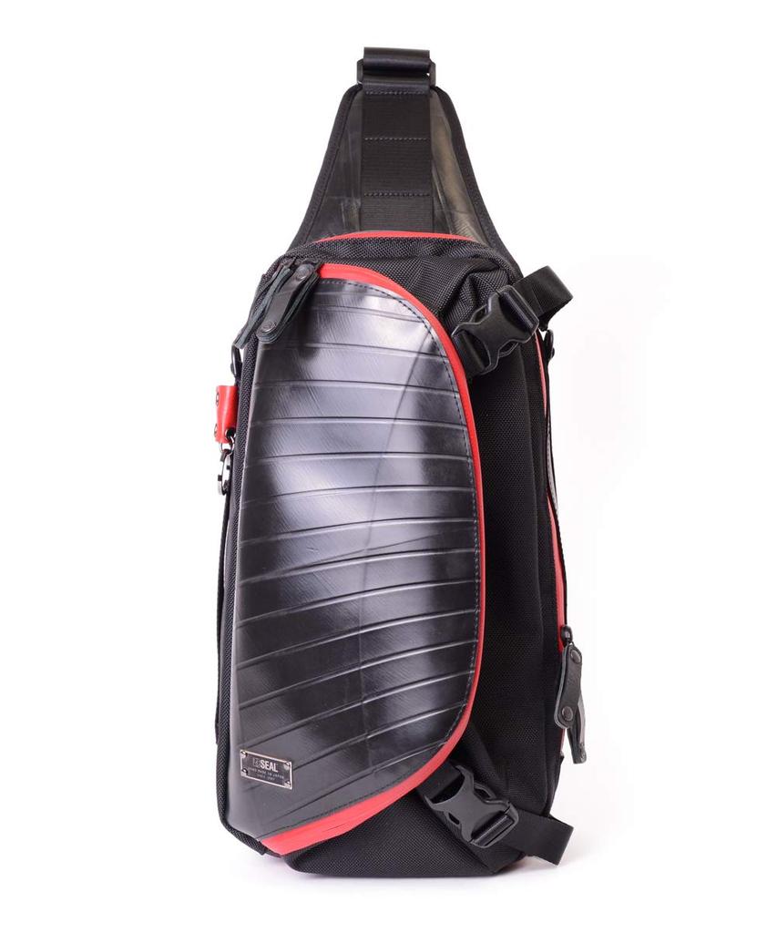SEAL One Shoulder Bag Body Bag Expandable Large Capacity Waterproof Crossbody Bag Made In Japan Men's PS-153RD