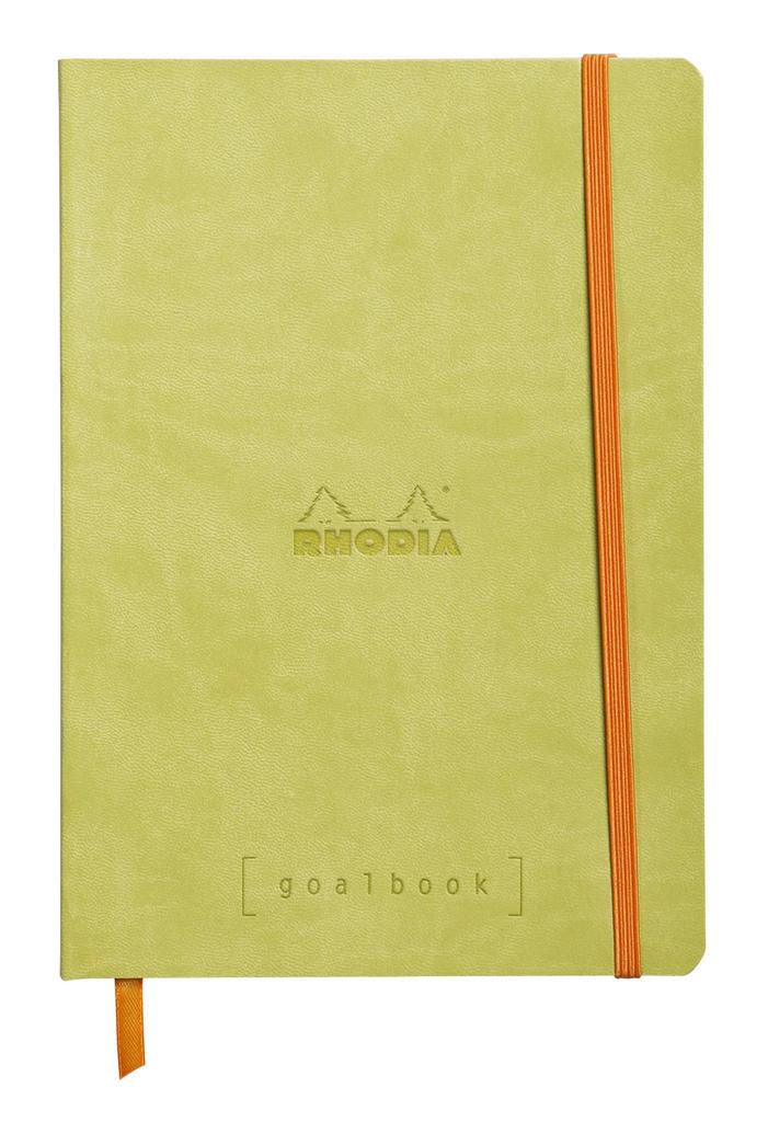 Rhodia Rhodiarama Goal A5 240 dot pen Italian synthetic leather PEFC RHODIA Rhodiarama cf117746 Book, size, pages, grid, holder, cover, certified,